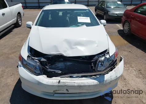 2012 Honda Civic Lx z USA, uszkodzony, nr VIN 19XFB2F54CE075878